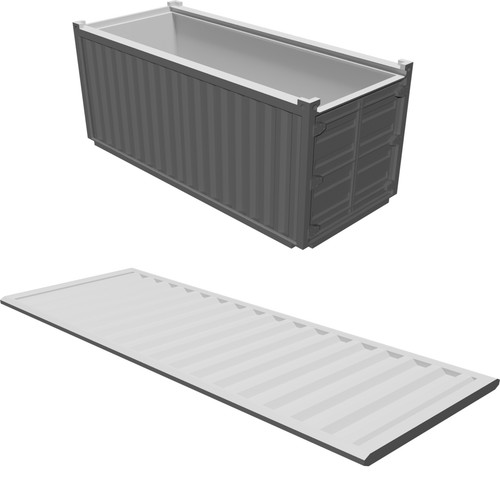 Modello container marittimo - modello,