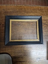 cornice Legno ebanizzato profilo oro Italia XX Sec. 20,4x28,4 luce C3 ^