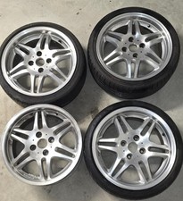 CERCHI IN LEGA 17’ GENUINE BRABUS - SMART 4 FORI (7X17 ET 48) + Gomme omaggio