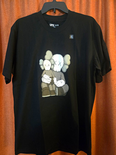 Shirt uniqlo kaws uomo - t-shirt, x