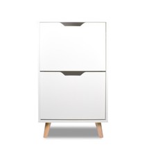 Scarpiera design in legno a 2