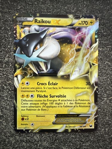 Raikou pokemon 38 108 - -, 38/108
