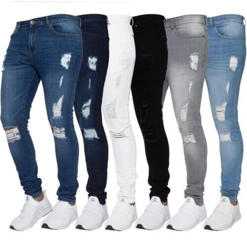 Enzo jeans uomo skinny slim - jeans,