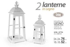 SET 2 LANTERNE PORTACANDELA