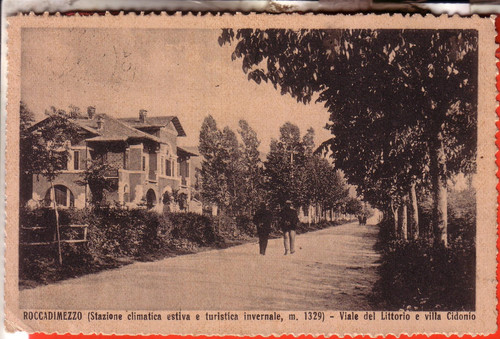 Cartolina rocca mezzo fp - cartolina,