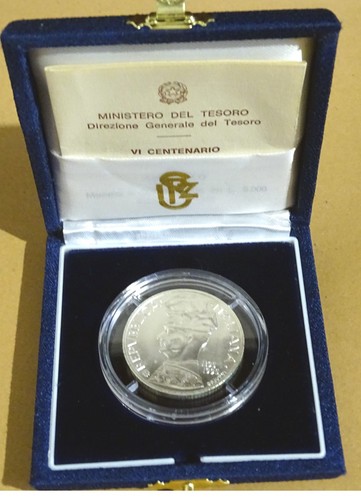 5000 lire argento 1995 - lire,