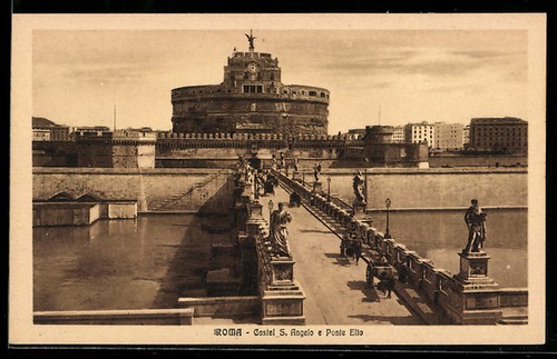 Roma castel angelo - roma,, e