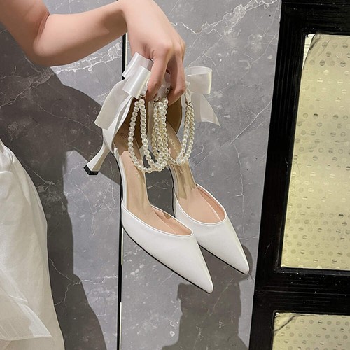 Scarpe sposa bianche con - da,