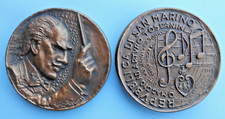 A) MEDAGLIA IN BRONZO 1977