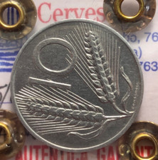 Repubblica ITALIANA 10 lire Spighe 1981  ruotato 100 gradi PERIZIATA FDC