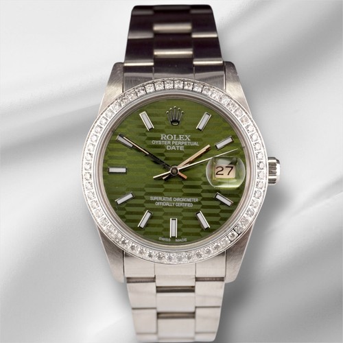 Rolex data 34mm - 34mm, donna