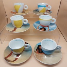 Illy Art Collection Marina Abramovic 2002 Tazzine Caffè Con Piattini Cups Coffee