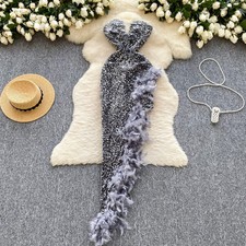 Vestito Abito Elegante Lungo