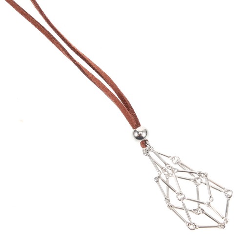Collana con gabbia pietra - gabbia, di