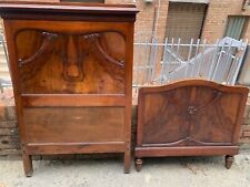 Testiera e pediera in legno letto singolo