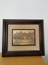 Quadro con bassorilievo su