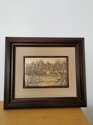 Quadro con bassorilievo - , su
