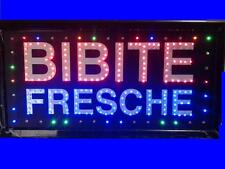 INSEGNA A LED CON SCRITTO BIBITE FRESCHE  60x35