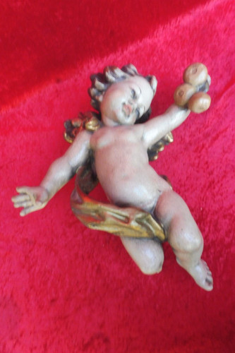 Vecchio figurina legno - di,