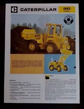 CATERPILLAR RADLER 910 RUSPA DOZER PALA brochure originale Tedesco 