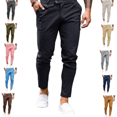 Pantaloni chino uomo slim - 👖,