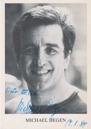 Michael degen autografo - degen,