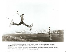 1984 SKI COUNTRY Brian McCAY Grass roller-skier - Movie by Warren MILLER *Photo