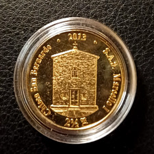 Principato di SEBORGA Moneta da 2,5 LUIGINI Chiesa San Bernardo Marcello I 2013