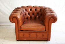 Poltrona Frau in pelle, modello Chester, Misure: P. 95 L. 110 H. 75