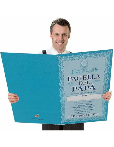 Pagella della papà - della,