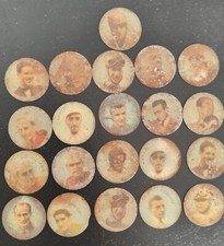 RARE FIGURINE DISCHETTI METALLICI FERRERO ANNI 50 DISCHETTO FIGURINA 