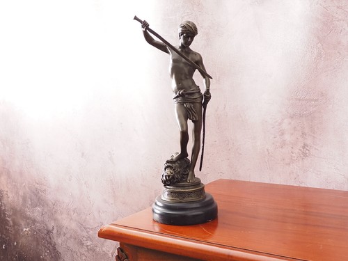 Scultura bronzo david e - in,