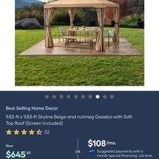 New 10x10 Skyline Gazebo