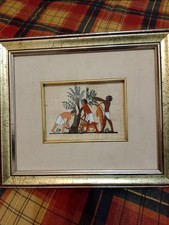 Quadro dipinto egizio su