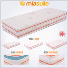 MATERASSO H 25 CM  IN POLIURETANO o WATERFOAM 18 CM E MEMORY FOAM 6 CM TOP