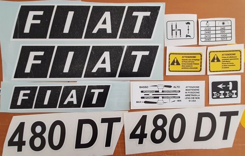 Kit adesivi decalcomanie - decalcomanie, fiat