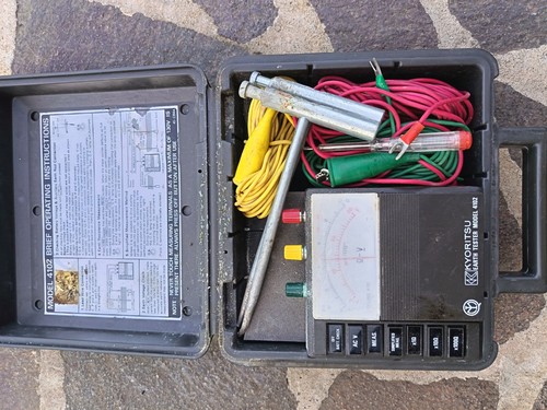 Kyoritsu 4102 earth - 4102, tester