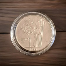 Moneta 100 lire - 100, 1955