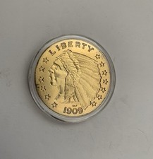 Moneta da cinque dollari 1909