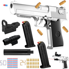 Pistola Giocattolo Bambini, Pistola Giocattolo a Proiettile Morbido, Armi Giocat