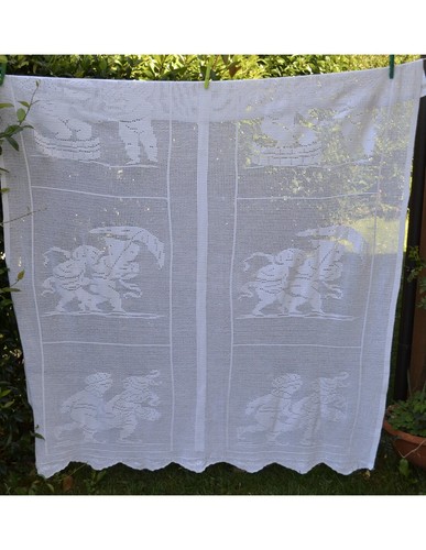 Tenda realizzata uncinetto - realizzata, ad