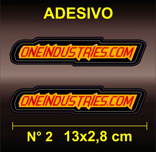 Adesivi sticker one industries - adesivi,