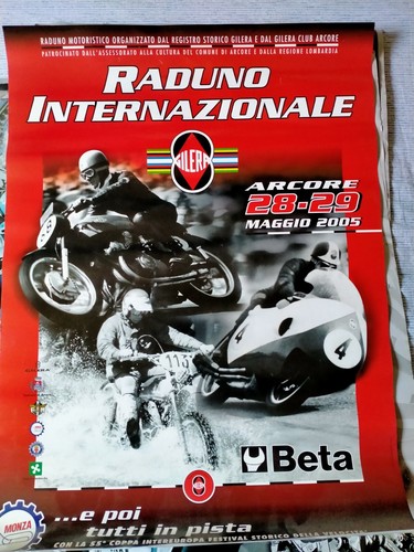 Poster raduno moto gilera - raduno,