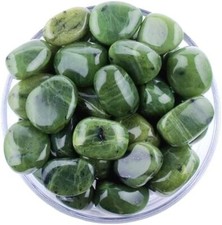 2pc pietre dure minerali burattati burattata giada  cristalloterapia