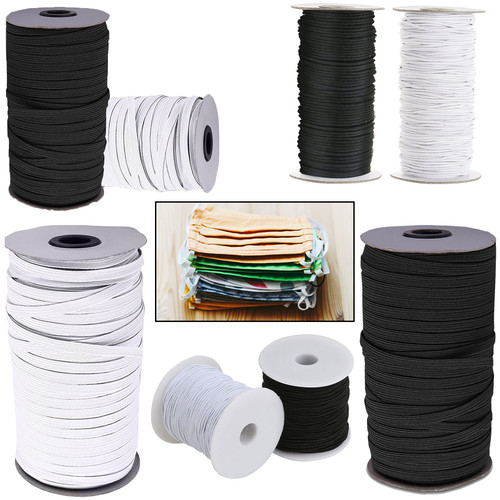 Corda elastica bianco nero - corda, bianco/nero