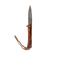 Damascus Steel Flipper Knife