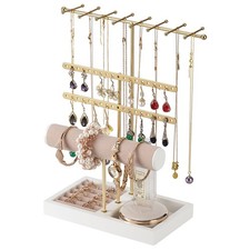 Porta Gioielli 5 Livelli Espositore per Orecchini Collane Anelli e Bracciali