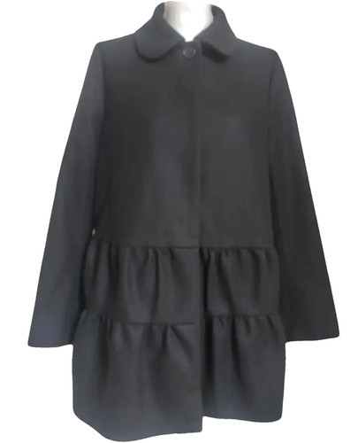 Cappotto cos nero lana - cappotto,