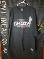 Camicia Vintage Eminem Uomo 2XL Nera Rap Hip Hop Shady LTD Y2K Tee "Dead Stock"