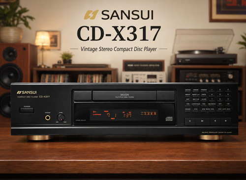 Sansui x317 rare - sansui, cd-x317